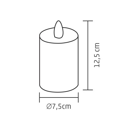 LED sviečka - CDO 1